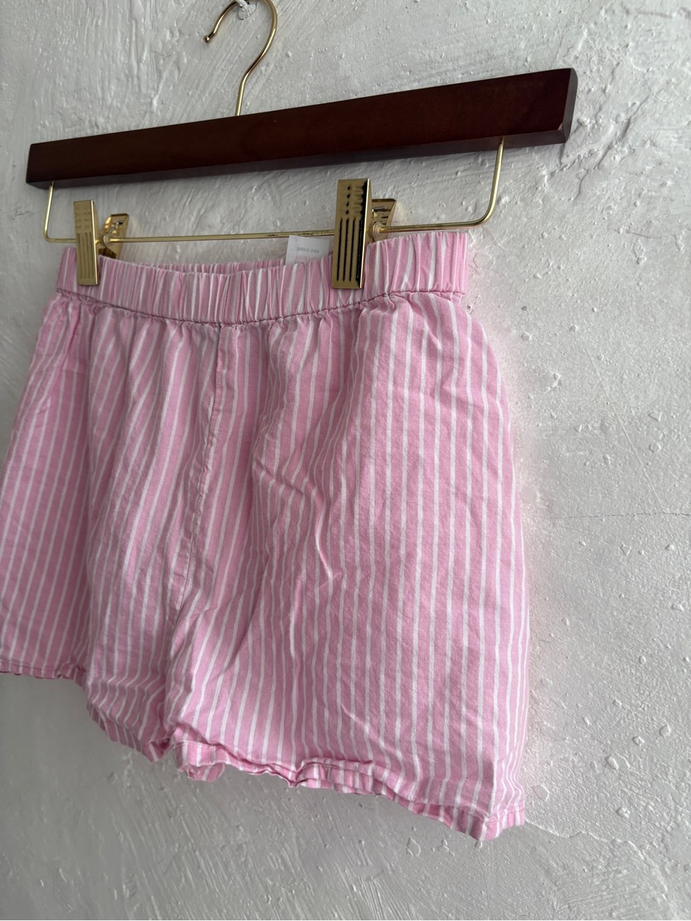 Girls 100% cotton striped shorts - Picture 2 of 5